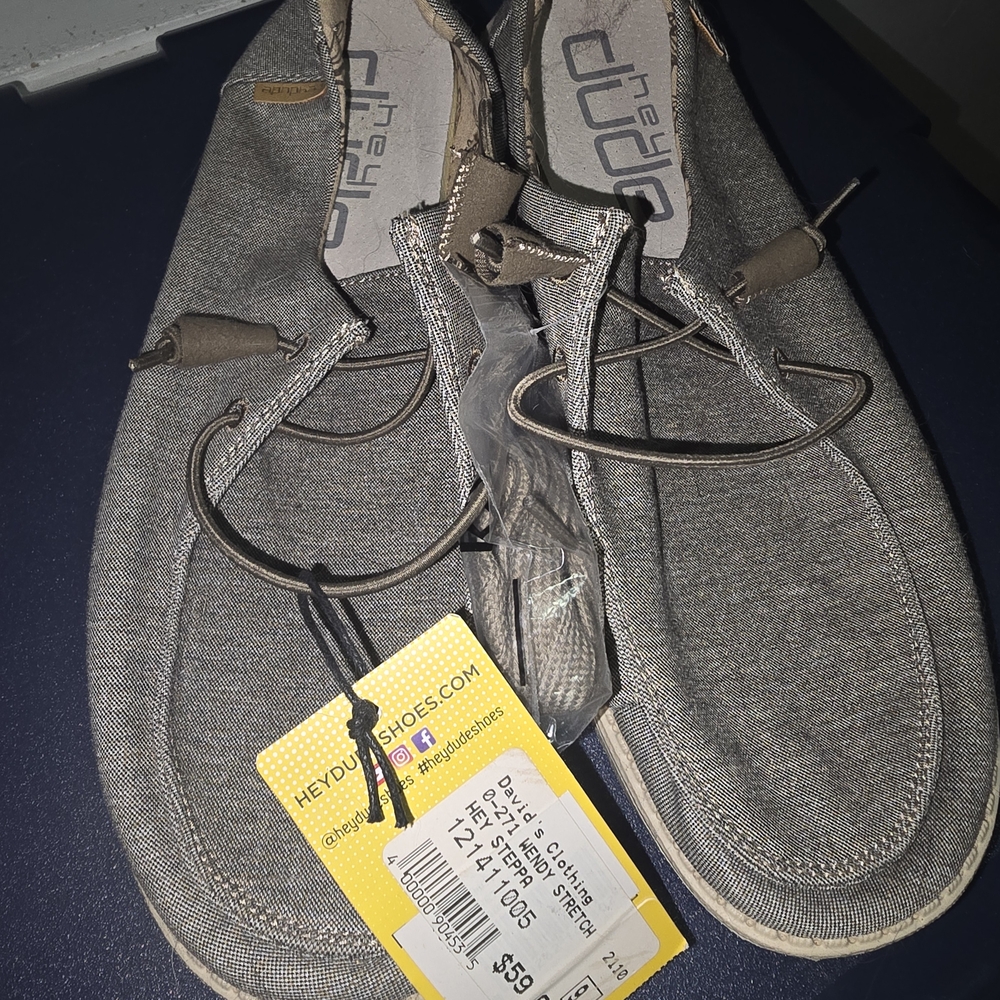 Hey Dude Women's Gray Loafers